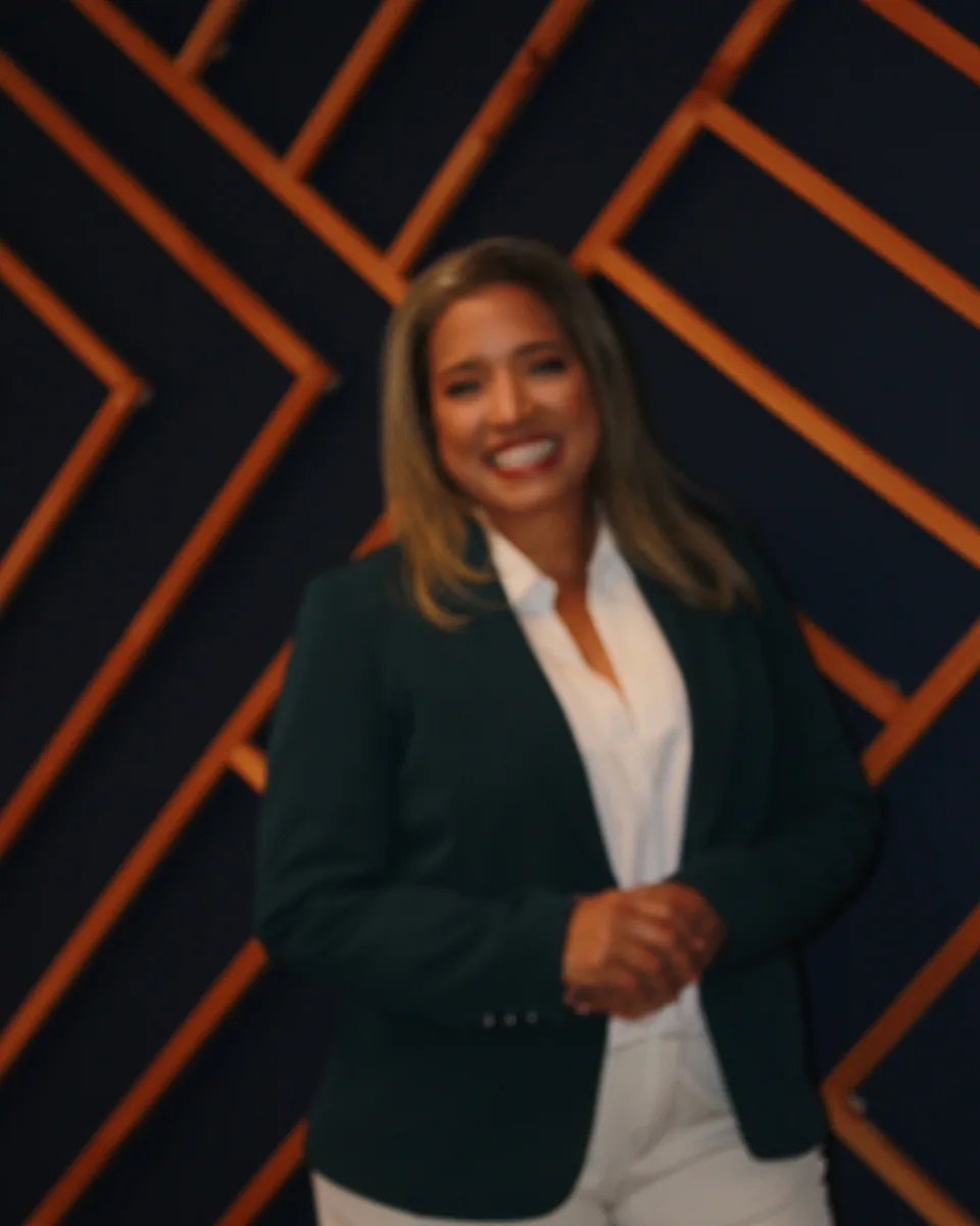 Diosalma M. Melgar, founding attorney of Melgar Law Firm, at the firm's office in Hauppauge, NY